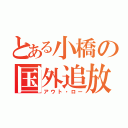 とある小橋の国外追放（アウト・ロー）