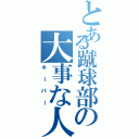 とある蹴球部の大事な人（キーパー）