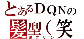 とあるＤＱＮの髪型（笑）（逆プリン）