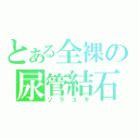 とある全裸の尿管結石（ソラユキ）