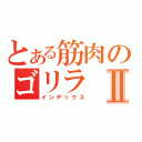 とある筋肉のゴリラⅡ（インデックス）