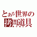 とある世界の拷問道具（鉄の処女）