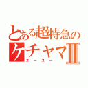 とある超特急のケチャマスⅡ（ユーユー）