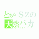 とあるＳＺの天然バカ（インデックス）