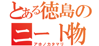 とある徳島のニート物語（アホノカタマリ）