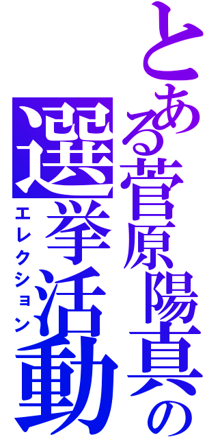 とある菅原陽真の選挙活動（エレクション）