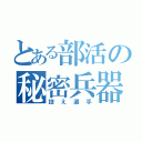 とある部活の秘密兵器（控え選手）