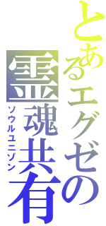 とあるエグゼの霊魂共有（ソウルユニゾン）