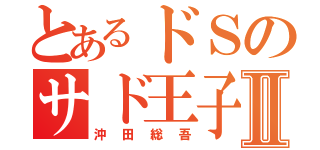 とあるドＳのサド王子Ⅱ（沖田総吾）