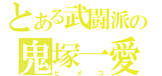 とある武闘派の鬼塚一愛（ヒメコ）