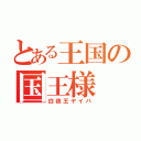 とある王国の国王様（白夜王ヤイバ）