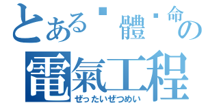 とある絕體絕命の電氣工程師（ぜったいぜつめい）