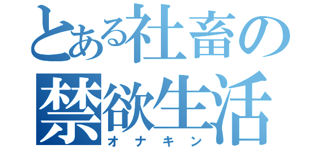 とある社畜の禁欲生活（オナキン）