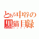 とある中谷の黒猫目録（ドンマイ）