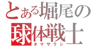 とある堀尾の球体戦士（タマザラシ）