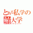 とある私学の鮪大学（ツナユニヴァ）