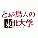 とある鳥人の東北大学（ウィンドノーツ）