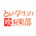 とある学生の吹奏楽部（ブラスバンド）