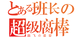 とある班长の超级腐棒（路飞の最爱）