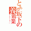 とある坂下の養鶏業（ブロイラー）