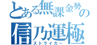 とある無課金勢の信乃運極（ストライカー）