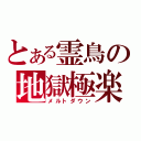 とある霊鳥の地獄極楽（メルトダウン）