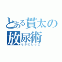 とある貫太の放尿術（なかにしっこ）