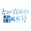 とある真夏の台風６号（マーゴン）