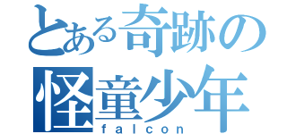 とある奇跡の怪童少年（ｆａｌｃｏｎ）