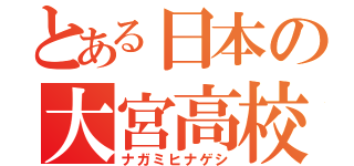 とある日本の大宮高校（ナガミヒナゲシ）