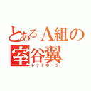 とあるＡ組の室谷翼（レッドホーク）