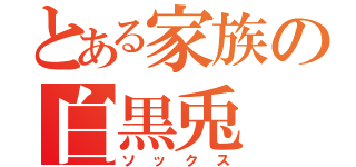 とある家族の白黒兎（ソックス）