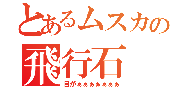 とあるムスカの飛行石（目がぁぁぁぁぁぁぁ）