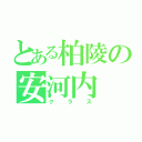 とある柏陵の安河内（クラス）