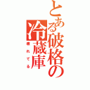 とある破格の冷蔵庫（壊れてる）