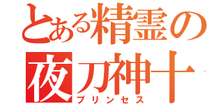 とある精霊の夜刀神十香（プリンセス）