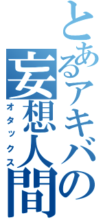 とあるアキバの妄想人間（オタックス）