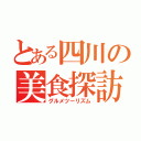 とある四川の美食探訪（グルメツーリズム）