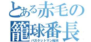 とある赤毛の籠球番長（バスケットマン桜木）