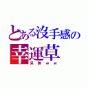 とある沒手感の幸運草（呆無ｗｗ）