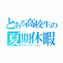 とある高校生の夏期休暇（サマーバケーション）