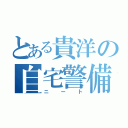 とある貴洋の自宅警備員（ニート）