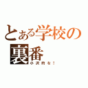 とある学校の裏番（小沢的な！）