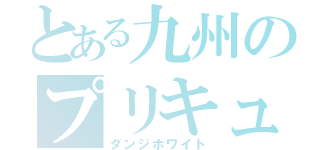 とある九州のプリキュア（ダンジホワイト）