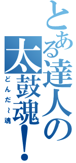 とある達人の太鼓魂！（どんだ～魂）