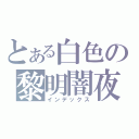 とある白色の黎明闇夜（インデックス）