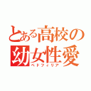 とある高校の幼女性愛（ぺドフィリア）