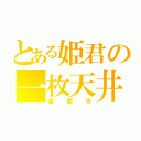 とある姫君の一枚天井（金閣寺）