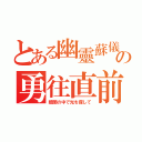 とある幽靈蘇儀の勇往直前（暗闇の中で光を探して）