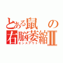 とある鼠の右脳萎縮Ⅱ（センスアウト）